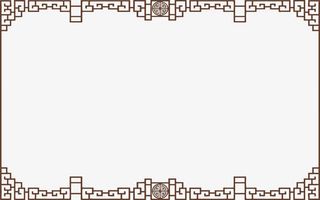中国风边框分割线免抠
