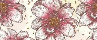 彩色花朵纹理质感图高清