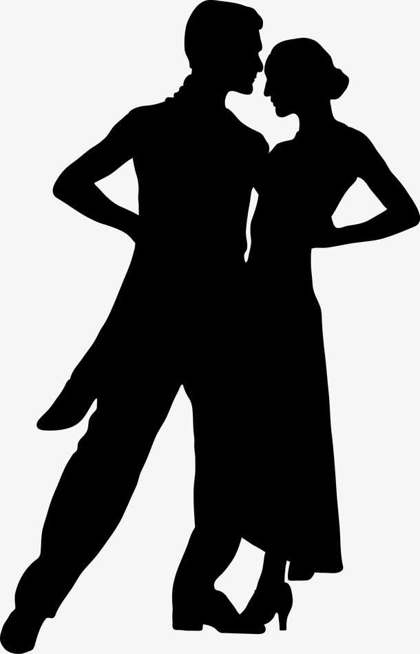 跳舞的男女朋友素材免抠