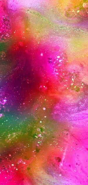 彩色光效星光海报免抠