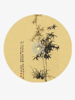 竹子雨伞免抠