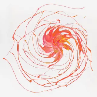 绚烂五彩花瓣旋转免抠