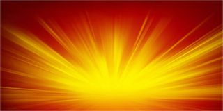 红色背景黄色光效