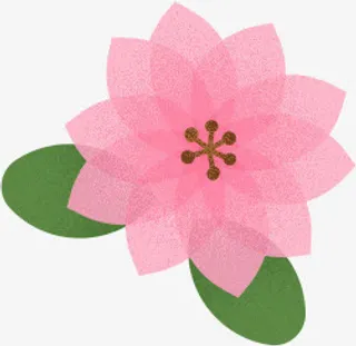 花朵花瓣组合卡通行传免抠