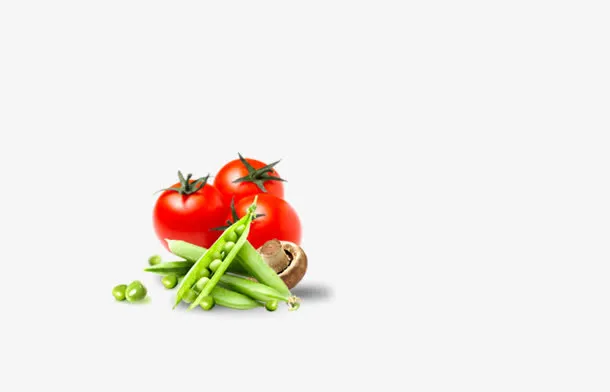 西红柿豌豆免抠