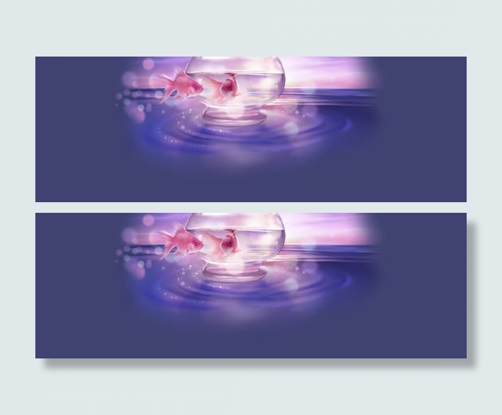 金鱼梦幻鱼缸背景banner