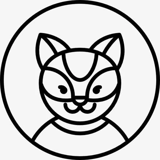 猫面具图标免抠