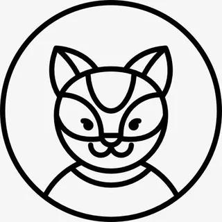 猫面具图标免抠