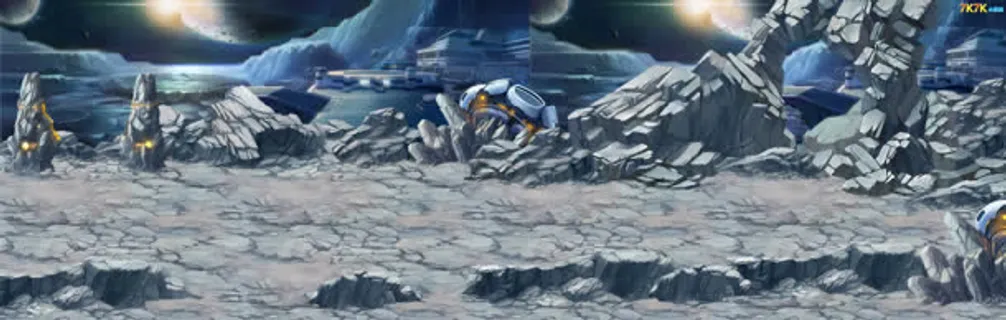 风景石子卡通动漫免抠