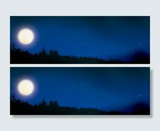 夜色深邃月光背景高清