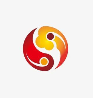 中医太极logo免抠