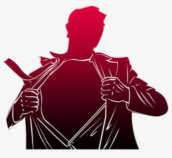 创意人物剪影免抠