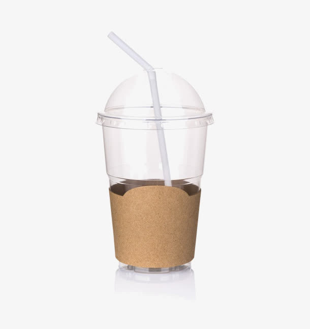透明塑料杯免抠