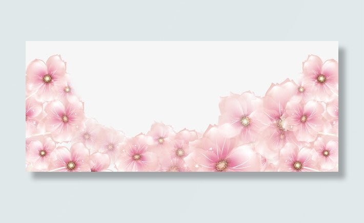 3.8女神节粉色花朵免抠