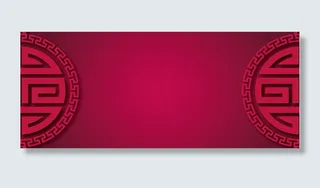 红色古典中国喜庆高清