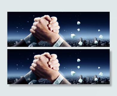 握手成功背景高清