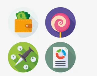 手绘小标签免抠