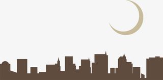 矢量国家地理标志城市建筑素材免抠