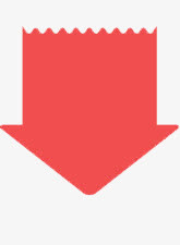 红色向下的箭头免抠