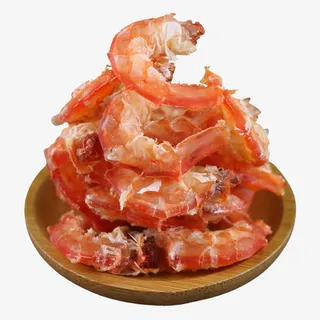 大个头虾皮干虾仁素材免抠