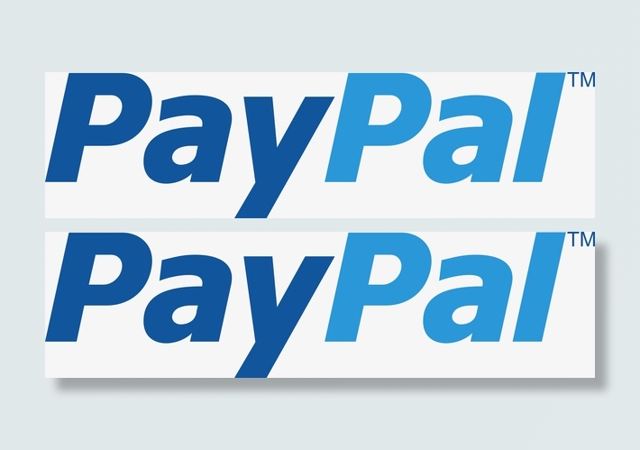 大图商标PAYPAL蓝免抠