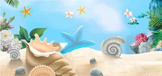 海底世界六一卡通背景高清