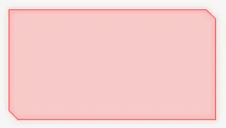 红色手绘光效方块免抠