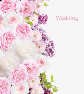 婚礼花免抠