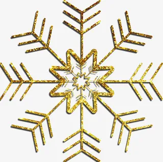 精美闪粉雪花免抠