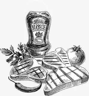 肉块辣椒和西红柿免抠