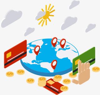 互联网电子商务金融矢量素材免抠