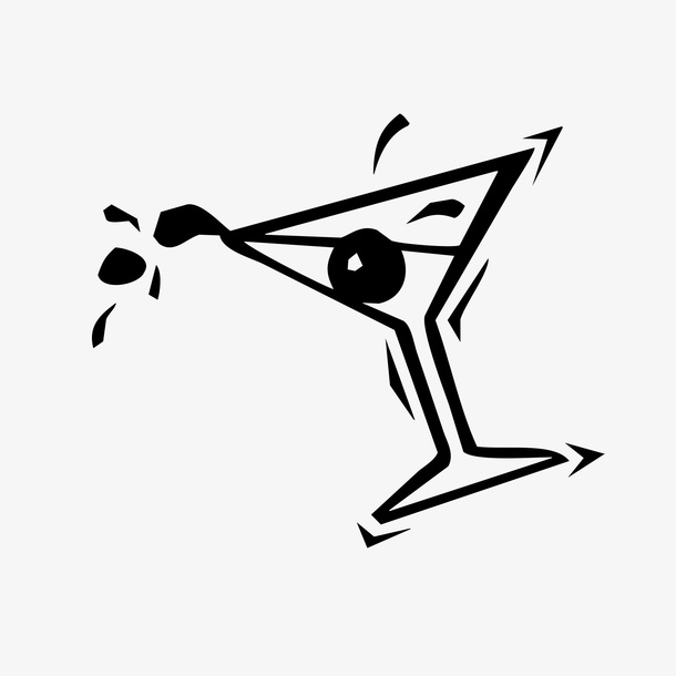 手绘杯子免抠