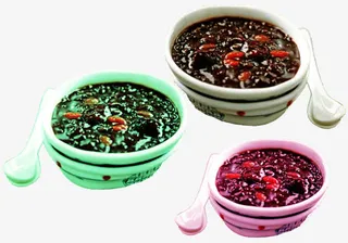 黑米枸杞腊八粥免抠