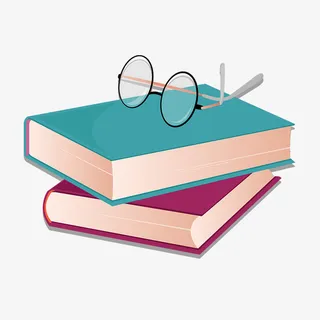 书本眼镜学习免抠