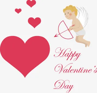 浪漫情人节装饰元素免抠