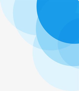 蓝色潮流圆形免抠