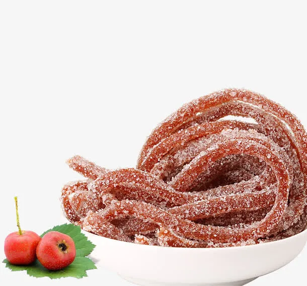 雪花山楂条免抠