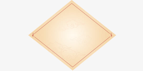 祥云底纹衬托布料免抠
