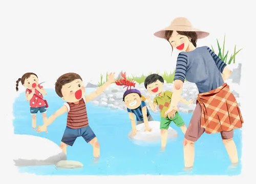 野外体验生活免抠