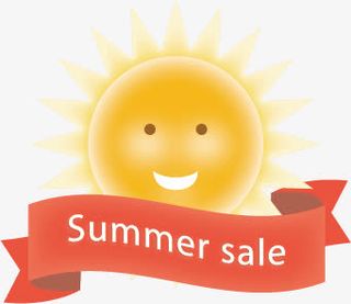 夏季促销标签矢量素材下载免抠