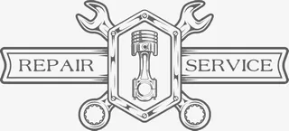 黑色酷炫企业汽车修理厂免抠图免抠