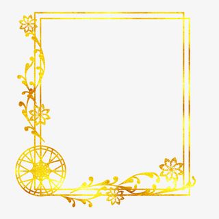 潮流烫金花纹免抠图免抠