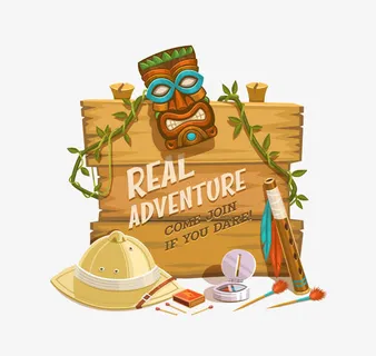 木板与面具免抠