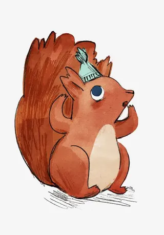 创意松鼠免抠