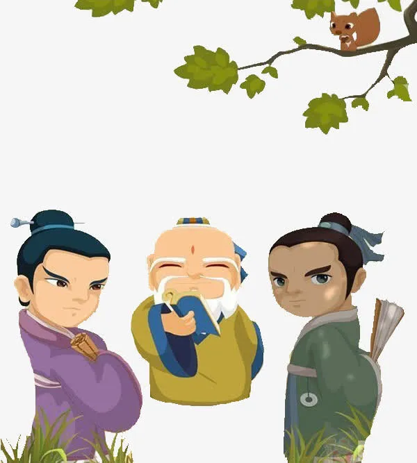 树下的男人免抠