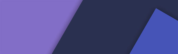 简约炫彩个性多边形背景banner