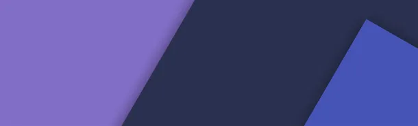 简约炫彩个性多边形背景banner