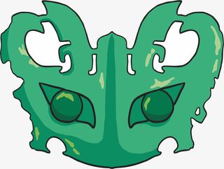 卡通青铜器面具免抠