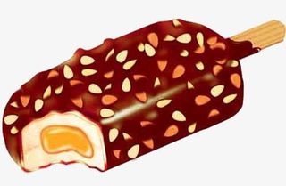 巧克力果仁雪糕免抠