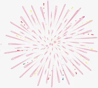 庆典开业烟花礼炮免抠